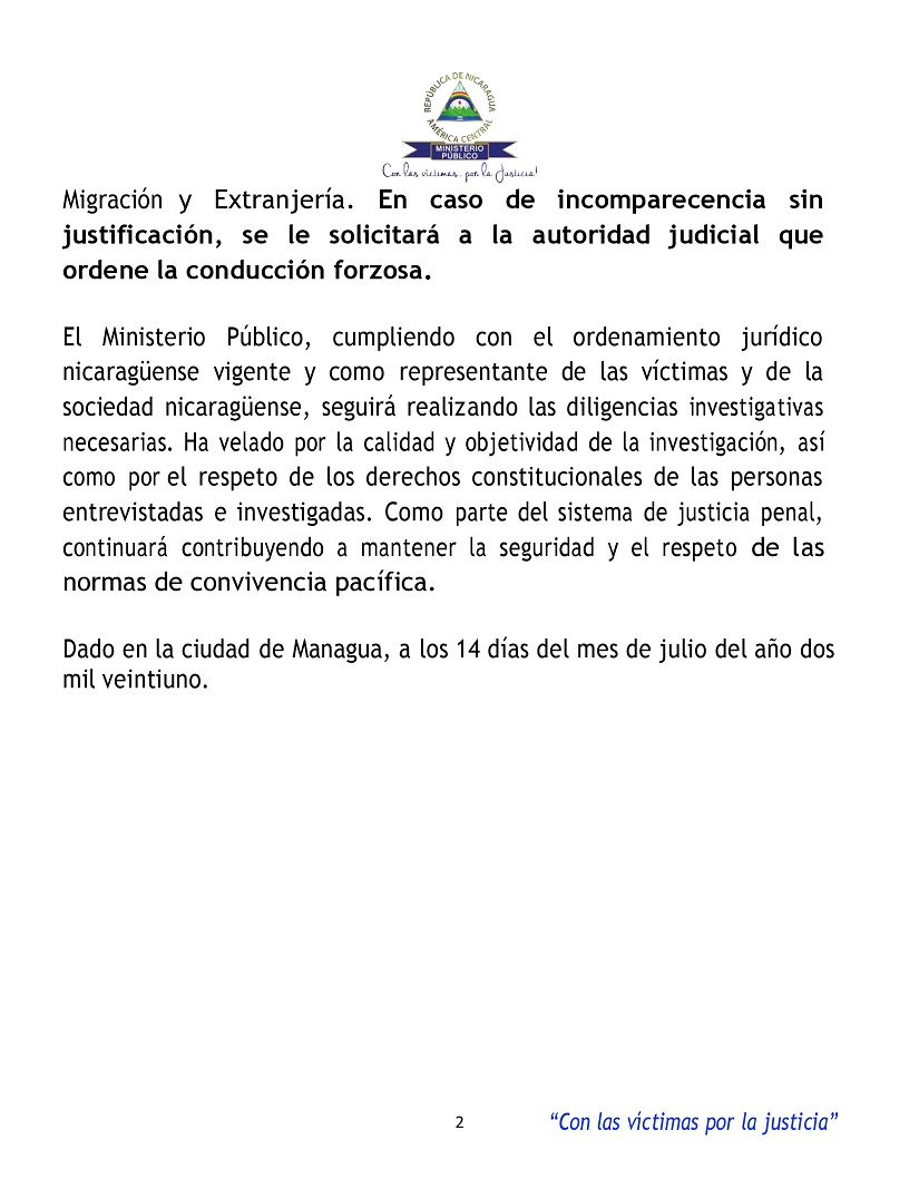 COMUNICADO